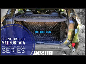 Coozo Car Boot Mat For Tata Nexon Facelift (2023-2024) : Diamond Series