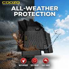 Coozo ATM mat features: 2.5x deep bucket, raised edges, all-weather TPO, anti-slip