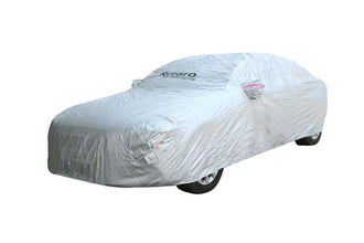 Recaro Car Body Cover Silver Polo Series For TATA Punch EV (2024-2025) With Antenna Pocket