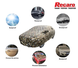 Recaro Car Body Cover | Spyro Military | For Hyundai Creta Facelift (2024-2025) : Waterproof