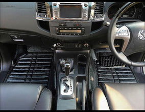 Coozo 5D Car Mats for Toyota Innova (2012-2014) (Black)