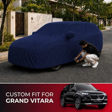 Recaro Car Body Cover | Spyro Navy | Maruti Suzuki Grand Vitara (2022-2026) : Waterproof