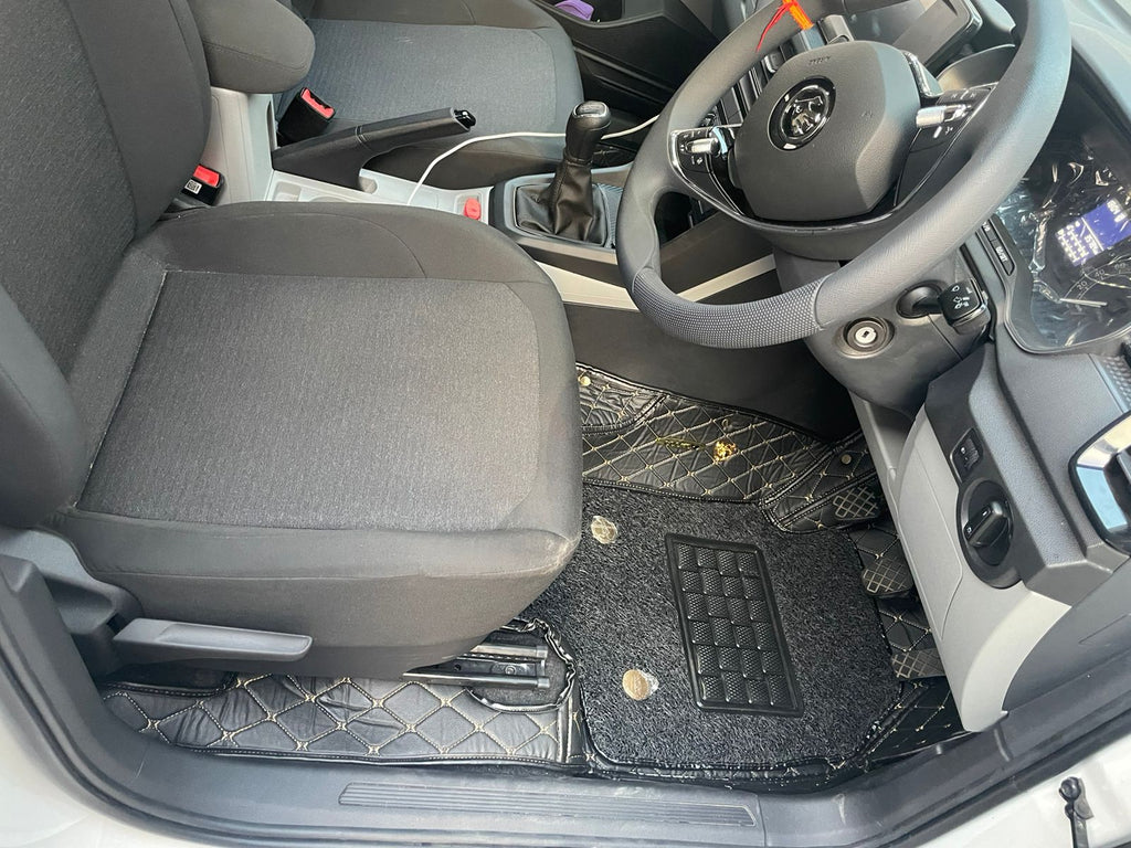 Coozo 7D Car Mats For Skoda Kushaq (Black) – Coozoin