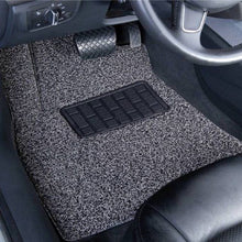 Coozo 18 mm Thick Coil Car Mats : Universal Car Mats : Set Of 3 : Black Grey