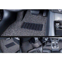 Coozo 18 mm Thick Coil Car Mats : Universal Car Mats : Set Of 3 : Black Grey