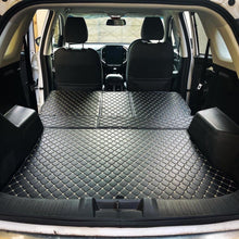 Coozo Car Boot Mat For Tata Safari 6 Seater: Diamond Series