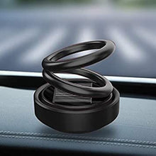 Coozo Solar Car Perfume 360 Degree Rotation Air Freshener : Black