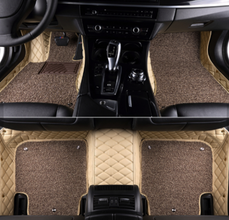 Coozo 7D Car Mats For Jaguar XF 2021-2023 (Beige)