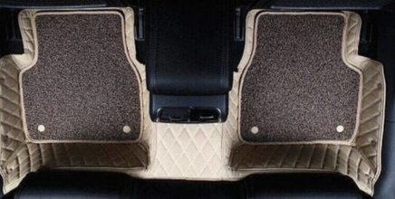 Coozo 7D Car Mats For Mahindra Scorpio (2002-2013) 7 Seater Captain Seats (Beige)