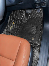 Coozo 7D Car Mats For Mahindra Scorpio (2002-2013) 7 Seater (Captain Seats) With Dicky Mats (Black)