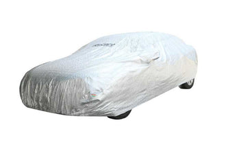 Recaro Car Body Cover | Spyro Silver | Maruti Suzuki Baleno (2015 -2021) With Antenna Pocket : Waterproof